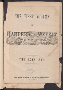 Volume 1] Harper's weekly.